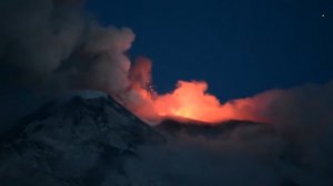 Италия. Извержение вулкана Этна (21.05.2016 г.)