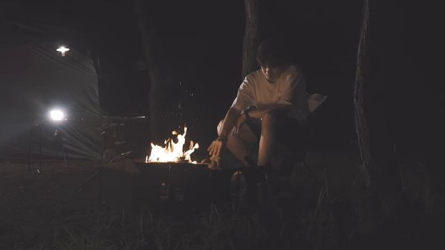 캠핑 이렇게 다녀요! 새 쉘터 개시, 편안한 텐트에서 나만의 휴식 여행 . 솔로캠핑 브이로그