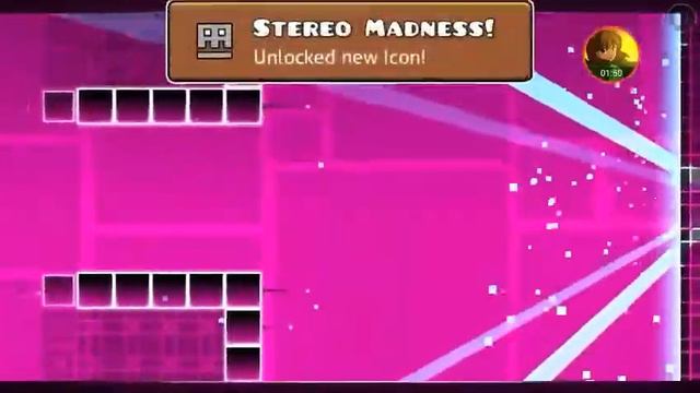 Чара играет в игру Geometry Dash смотреть онлайн