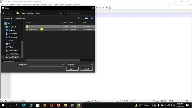 JQuery Download In 2022 For Beginners Step By Step In Hindi | JQuery Ultimate Course 2022