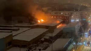В Москве горит завод специализированных автомобилей.