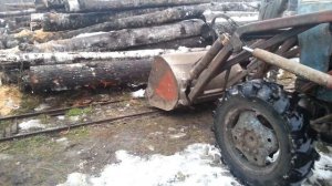 Случай На Пилораме Т40 выручает!.mp4