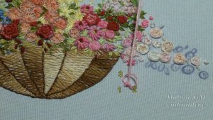 Hand Embroidery: Flower stitch || Вышивка: Цветочные швы