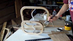 Абажур из шпона