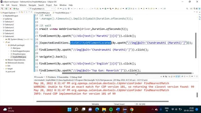 Explicit Wait in Selenium Webdriver Java | Selenium Explicit Wait | Implicit Wait vs WebDriverWait