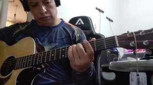 Martín GPC-13E Grand Performance Ziricote Sound check connected to Fender Mustang micro
