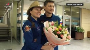 Космонавт Анна Кикина прилетела в Россию после возвращения на Землю с МКС