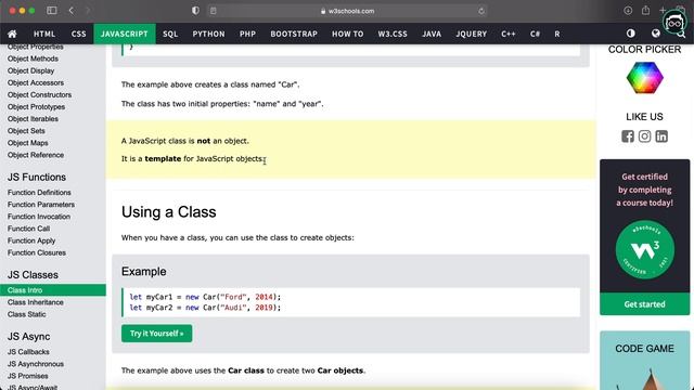 #78 JavaScript Bangla Tutorial | JavaScript Classes Intro
