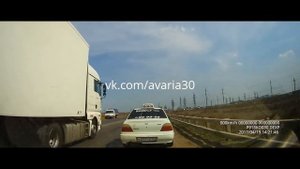 Лопнуло колесо на скорости