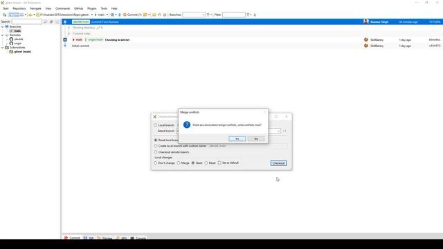 Exploring GIT Extensions - Stash Merge
