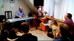 Подмосковные вечера в джазовой обработке.