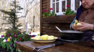 Рыба Жерех на каменном гриле Азербайджанская Кухня Деревенская Кухня  Рецепты