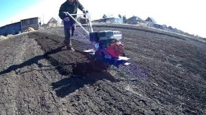 Испытание переделанных фрез для мотоблока "БРАЙТ".