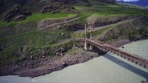 Горный Алтай, посёлок Иня, старый мост