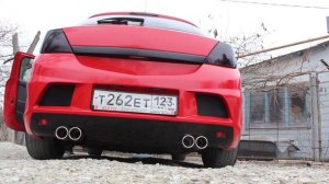 раздвоенный выхлоп OPEL Astra H GTC