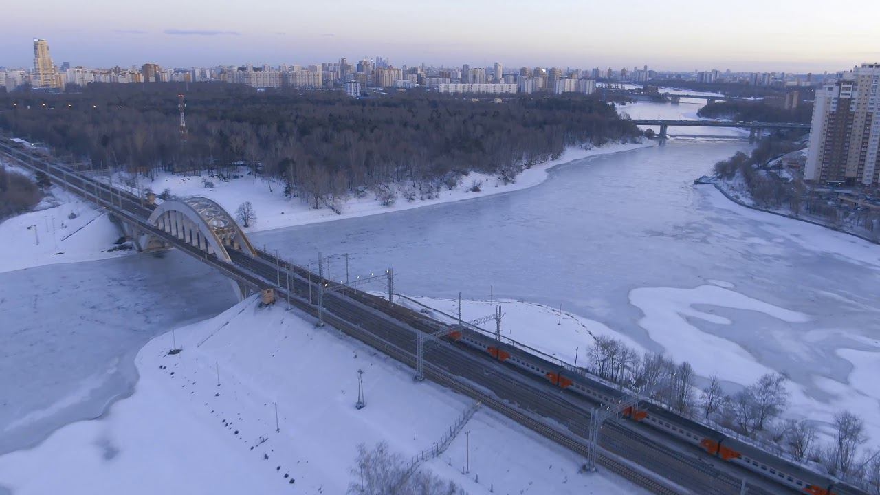 Полёт над парком Толстого, Химки смотреть онлайн