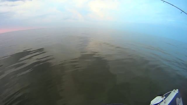 Лодка Солар 380 Рыбалка на коряжнике,на обратном пути попали в шторм 1.08.2014