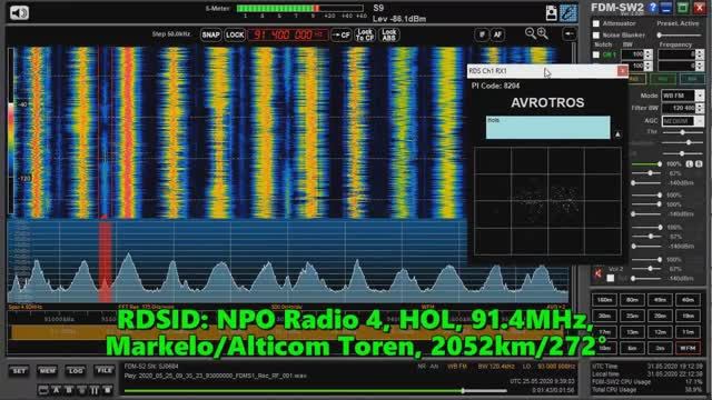 25.05.2020 09:39UTC, [Es], NPO Radio 4, Нидерланды, 91.4МГц, 2052км