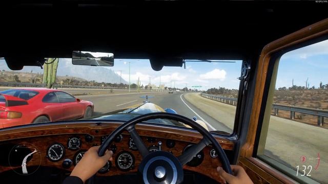 Forza Horizon 5 . Bentley 8 Litre 1930 . Car Show Speed Jump Crash Test Drive . 4K 60fps. смотреть онлайн