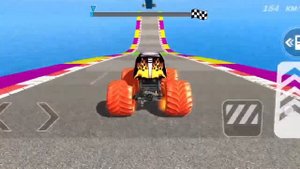 Monster Truck Mega Ramp Extreme Racing - Impossible GT Car Stunts Driving - Android GamePlay
