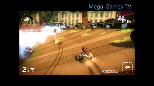 LittleBigPlanet Karting PS3 Beta gameplay ( Defthunder - Mega-Games-Le-Blog.com ) смотреть онлайн