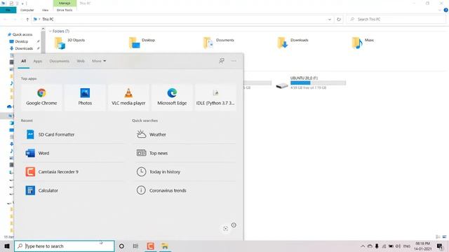 How to Dual Boot Ubuntu 20.04 LTS and Windows 10 2020 | മലയാളത്തിൽ смотреть онлайн