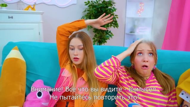 Горячая Русалка VS Холодная Русалка || Хорошая И Плохая Русалка 24 Часа Челлендж смотреть онлайн