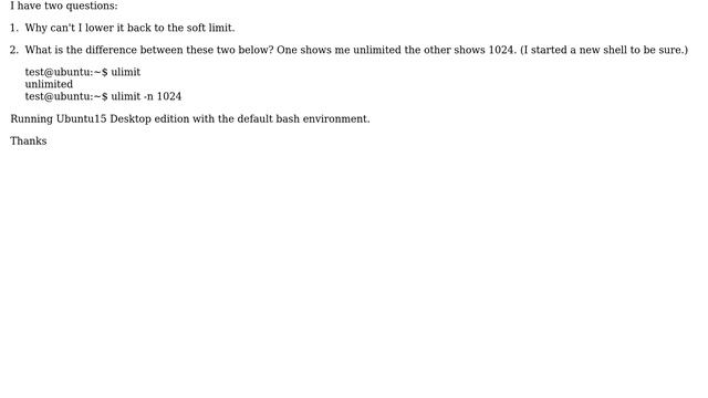Ubuntu: How does ulimit work in linux? смотреть онлайн