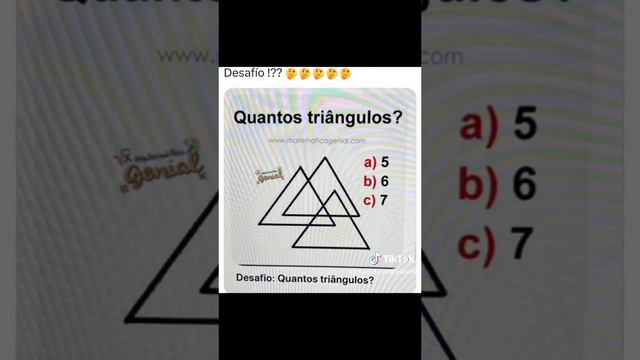 Cuantos triangulos  #álgebrabásica #acertijosmentales🧠 #adivina @Palabras #riddles #👀♥ #acertijos