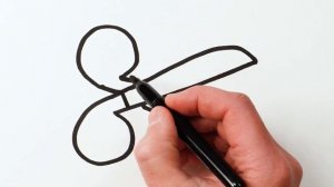 Рисуем фломастерами. Простой милый рисунок. Рисование для детей