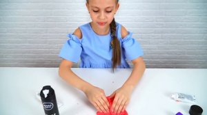 Как Сделать Слайм Без Клея и Загустителя - Тетрабората Натрия