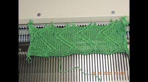 19. Сильвер Рид 280_60. Разновидность узора со сдвигом игольницы.
