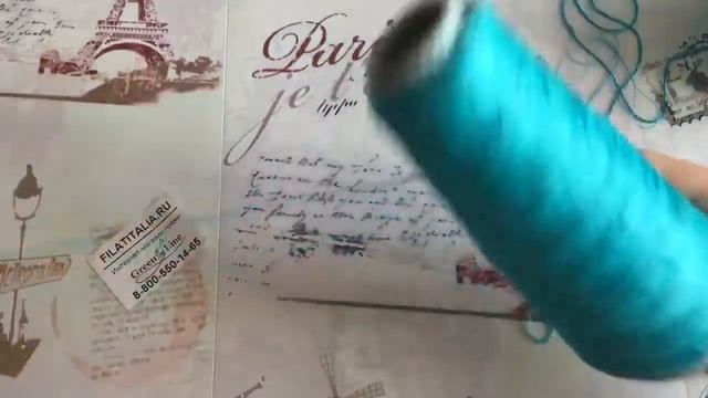 Как вязать в 3 нити из одной бобины?