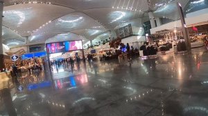 New Istanbul Airport International Departure Lounge 4K