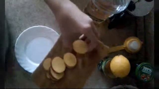 картошка +я+микроволновка =чипсы