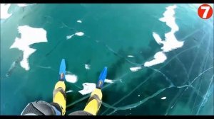 Космические звуки трескающегося льда на Байкале.