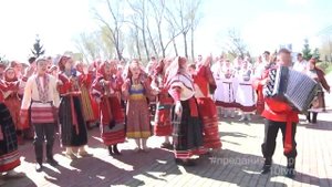 Шел Ванюша,торопился.Образцовый фольклорный ансамбль "Веретенце".Предания старины.