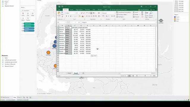 Tableau для пользователей Excel