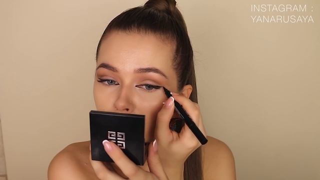 МАКИЯЖ КАК У ХАННЫ! ТРАНСФОРМАЦИЯ! НОВОГОДНИЙ МАКИЯЖ 2018! | Яна Русая смотреть онлайн