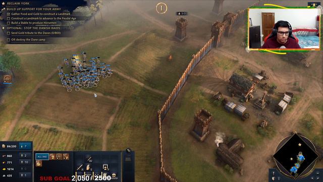 AGE OF EMPIRES 4 King William Vs Harold WALKTHROUGH PART 1 @Paper Ninja #AOE4 #LIVE #TRENDING #GAME
