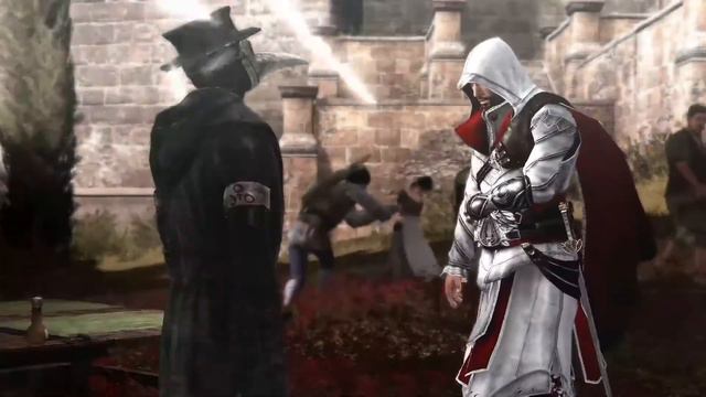 Assassins creed brotherhood прохождение 2 воспоминание 1 помогаем людям и делаем сюжет