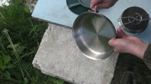 походный набор посуды stanley fry pan set и котелки.