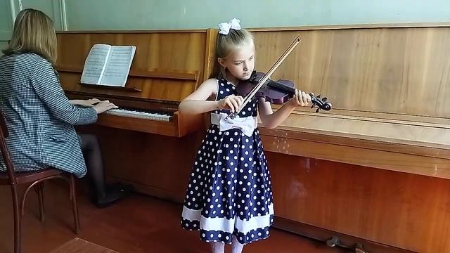 Чешская народная песня "Спи, моя милая" Обработка В. Моделя исполняет Бандалет Дарья 1 класс 7 лет смотреть онлайн