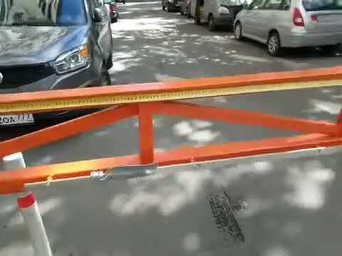Скоростной антивандальный откатной шлагбаум
