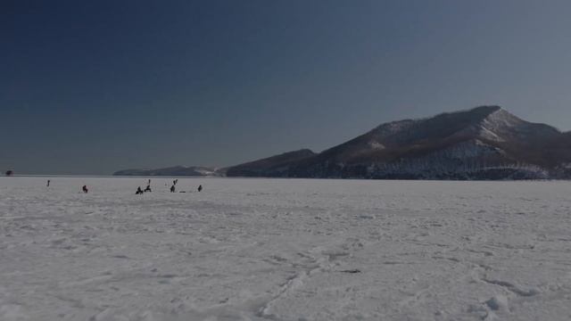 Ловля наваги в Славянском заливе.