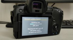 Обновил прошивку EOS R до версии 1.0.8 #canon #eosrsystem #firmware