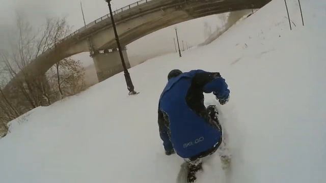 снег, бег, мокрый кед смотреть онлайн