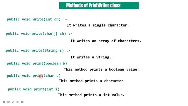 PrintWriter class in java | java printwriter class | what is | constructors | example | hindi смотреть онлайн