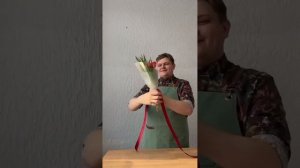 Простой способ упаковки тюльпанов