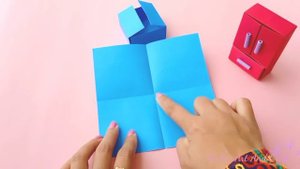 DIY Origami Paper Closet / Paper Closet or Wardrobe / Origami House Furniture